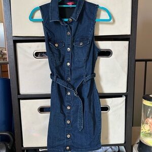 Denim Sleeveless Dress